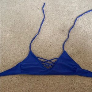 Blue swim suit top!